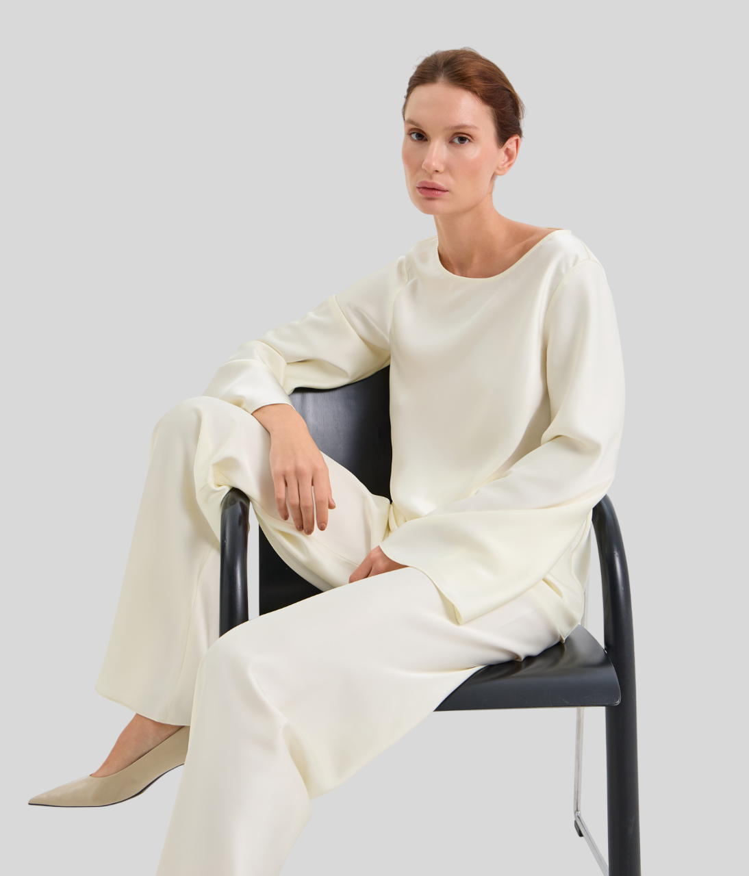 Сатиновий сет Diana у молочному