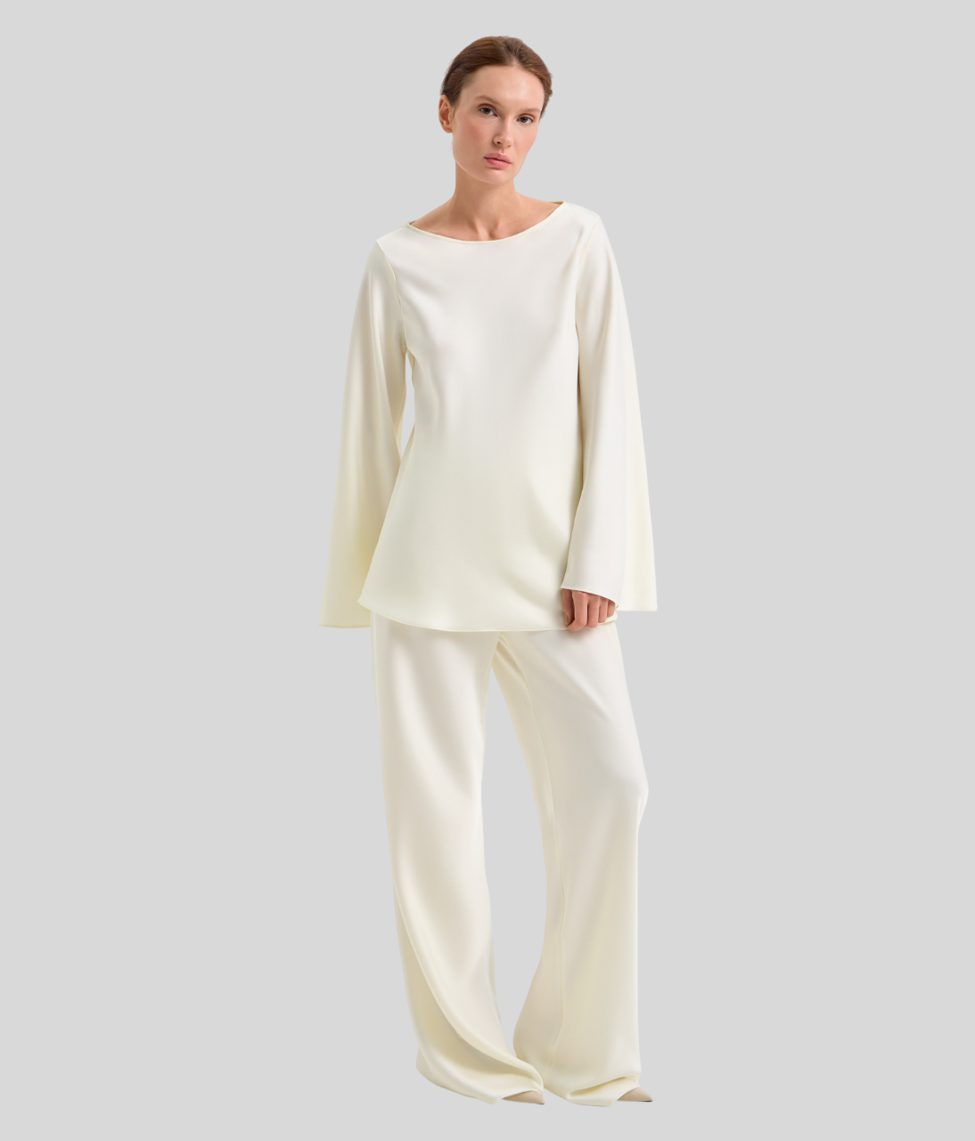 Сатиновий сет Diana у молочному