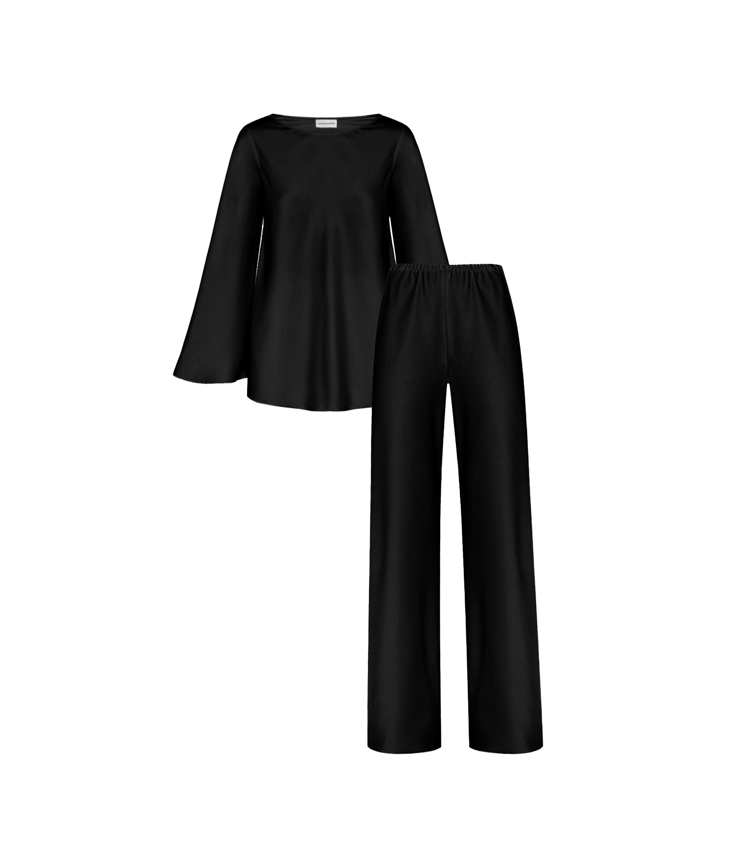 Сатиновий сет Diana у чорному