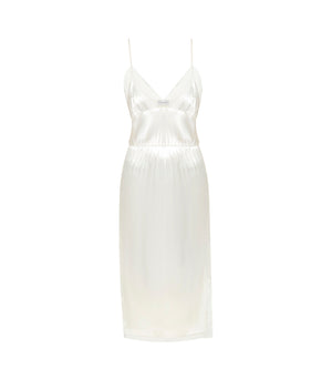 Сатинова сукня Negligee у Білому