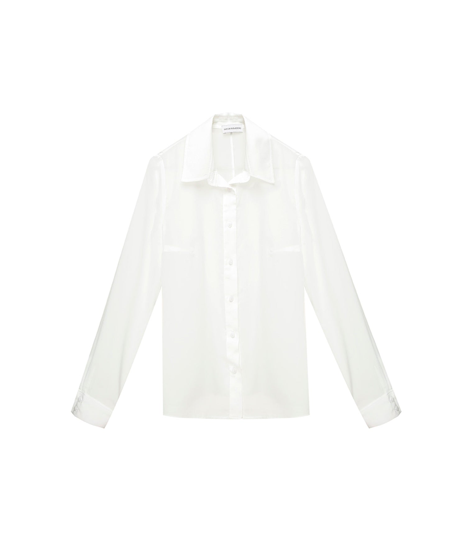 Прозора блуза Illusion у Білому