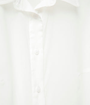 Прозора блуза Illusion у Білому