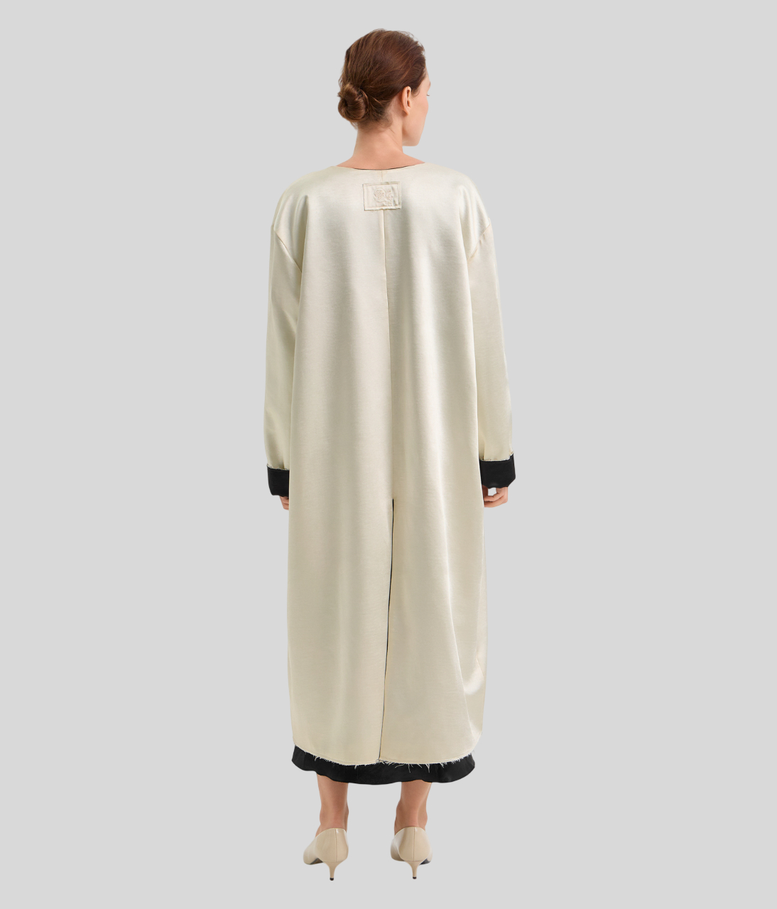 Двостороння сатинова накидка Jacqueline