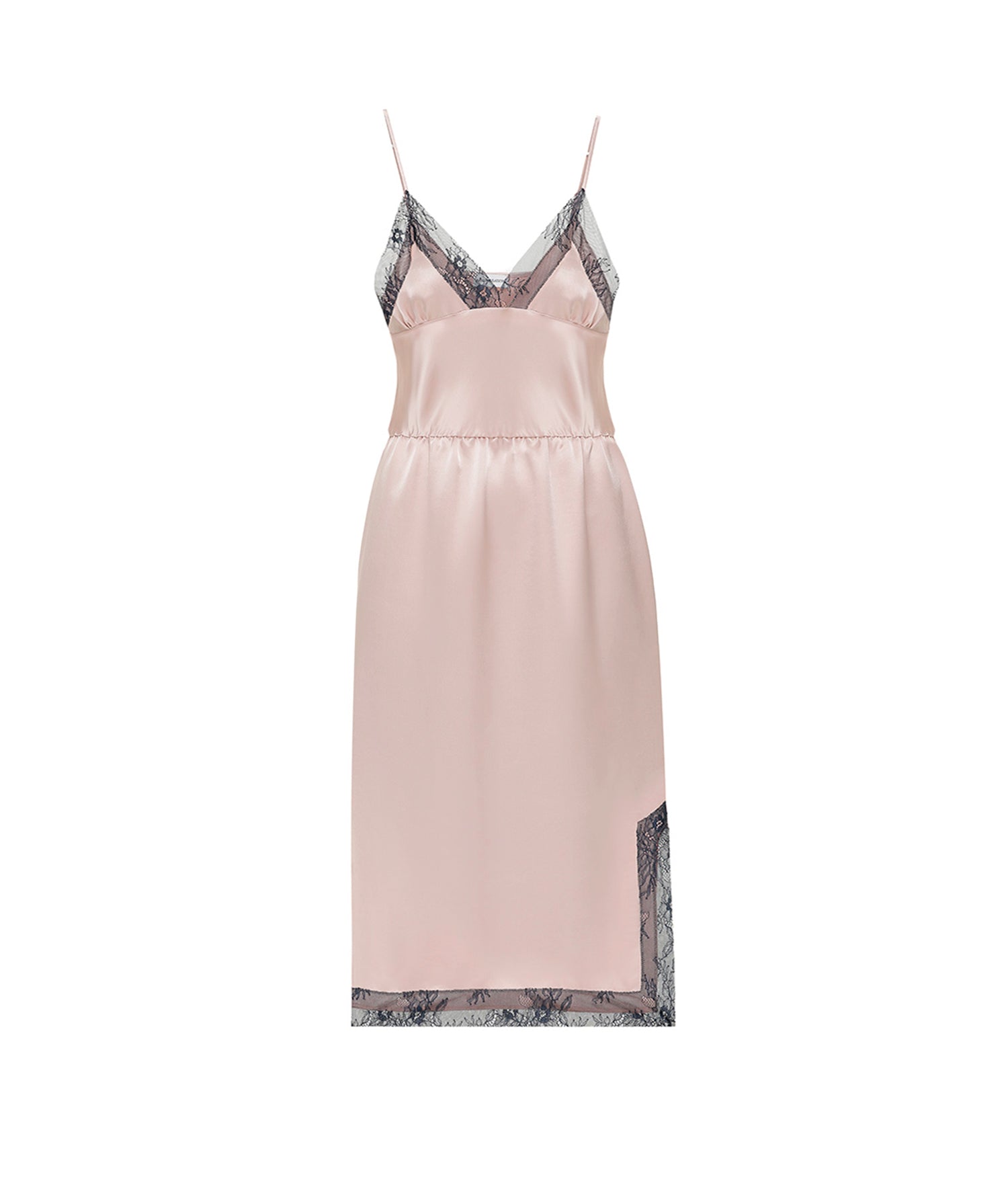 Сатинова сукня Negligee у Рожевому